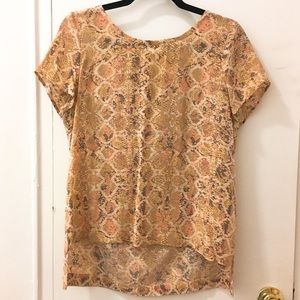 Fynn and Rose Silk Shirt from Anthropology